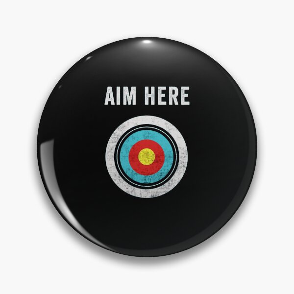 Item preview, Vintage Distressed Bullseye Target Aim Here Graphic designed and sold by PoppyMathy.