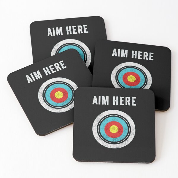 Item preview, Vintage Distressed Bullseye Target Aim Here Graphic designed and sold by PoppyMathy.