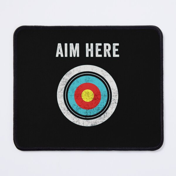 Item preview, Vintage Distressed Bullseye Target Aim Here Graphic designed and sold by PoppyMathy.