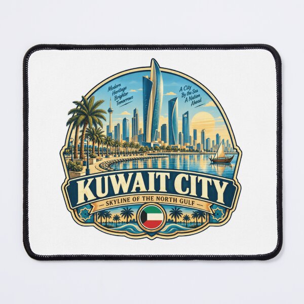 Item preview, Kuwait City Skyline Of The North Gulf Kuwait Heritage Travel Souvenir designed and sold by RetroMini2026.