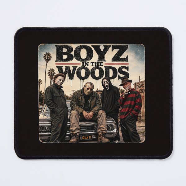 Item preview, Boyz In The Woods Horror Villains Movie Mashup Parody designed and sold by YAWO-PAE.