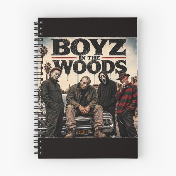 Item preview, Boyz In The Woods Horror Villains Movie Mashup Parody designed and sold by YAWO-PAE.