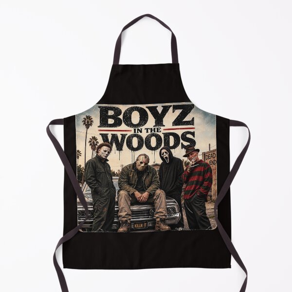Item preview, Boyz In The Woods Horror Villains Movie Mashup Parody designed and sold by YAWO-PAE.
