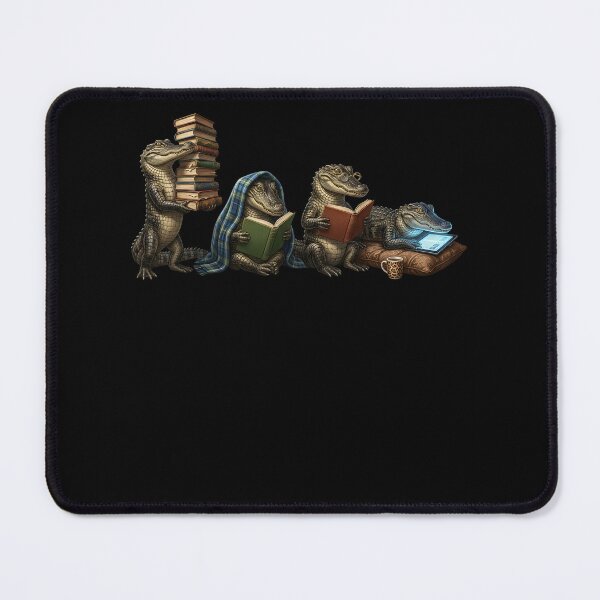 Item preview, Alligator Book Reader Reading Dog Lover designed and sold by dian-rody-crest.