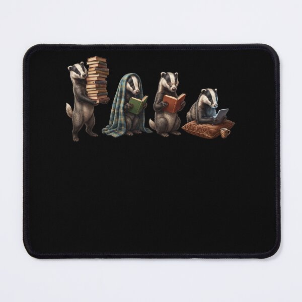 Item preview, Badger Book Reader Reading Dog Lover designed and sold by dian-rody-crest.