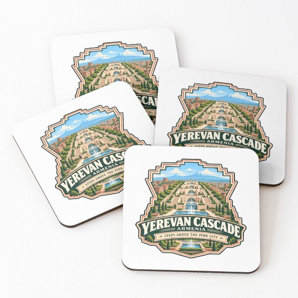 Item preview, Yerevan Cascade Armenia Steps Above The Pink City Armenian Heritage Travel Landmark designed and sold by RetroMini2026.