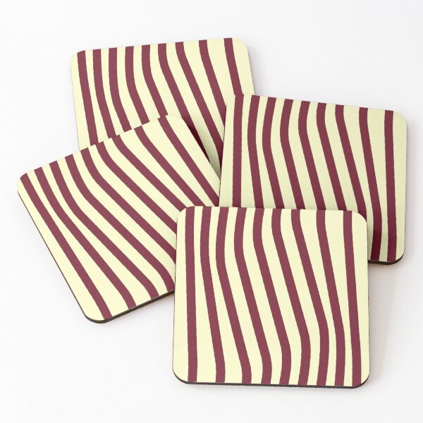 Item preview, Copy of Fuchsia and light pink striped print designed and sold by SZ Art Studio.