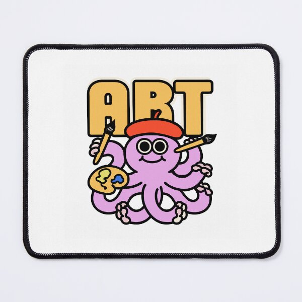 Item preview, Art - Octopus Painter with Eight Brushes designed and sold by BysonDesigns.