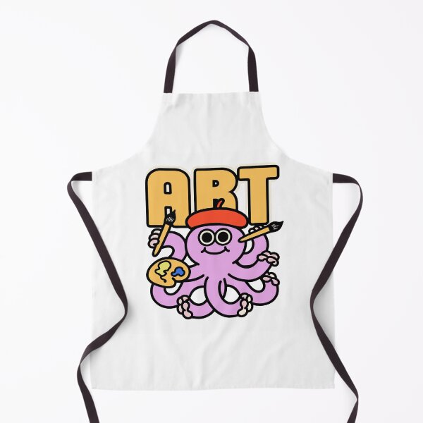 Item preview, Art - Octopus Painter with Eight Brushes designed and sold by BysonDesigns.