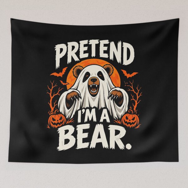 Item preview, Pretend I’m A Bear Halloween Design designed and sold by VioletNance.
