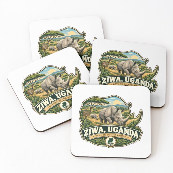 Item preview, Ziwa, Uganda Return Of The Rhino African Wildlife Conservation Safari designed and sold by RetroMini2026.
