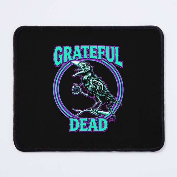 Item preview, Grateful Dead Crow Neon Circle Design designed and sold by ABritTheSun.