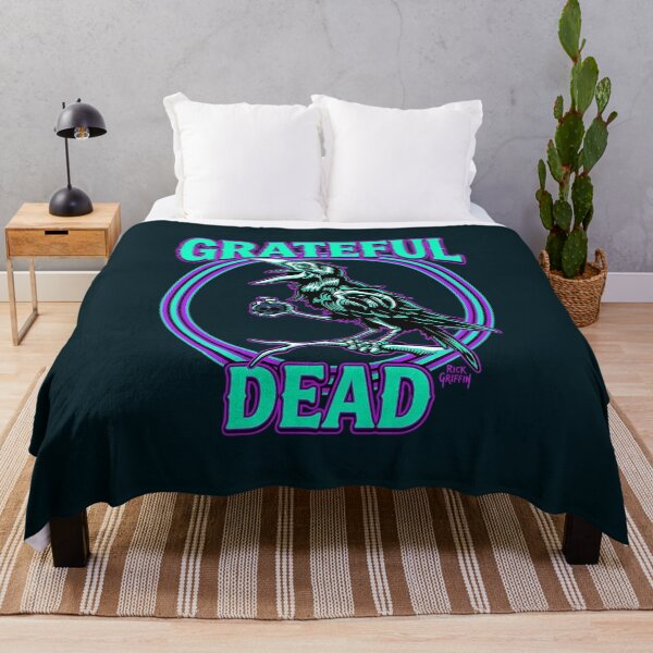 Item preview, Grateful Dead Crow Neon Circle Design designed and sold by ABritTheSun.