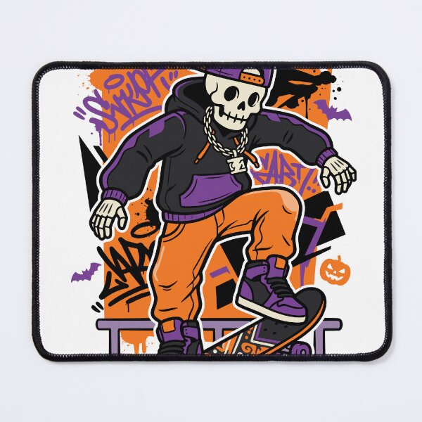 Item preview, Skeleton Skater Rail Grind Streetwear Halloween designed and sold by Ranpict.