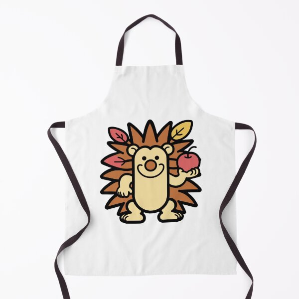 Item preview, Hedgehog with an Apple and Autumn Leaves designed and sold by BysonDesigns.