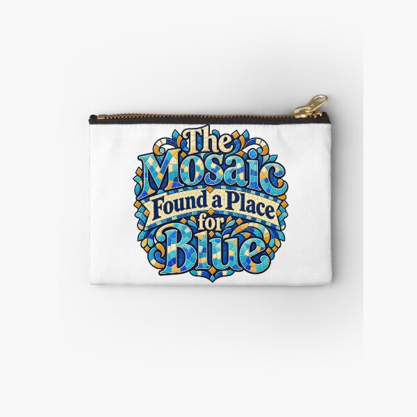 Item preview, Mosaic Blue in Decorative Tiled Lettering Art designed and sold by Bikivuno.