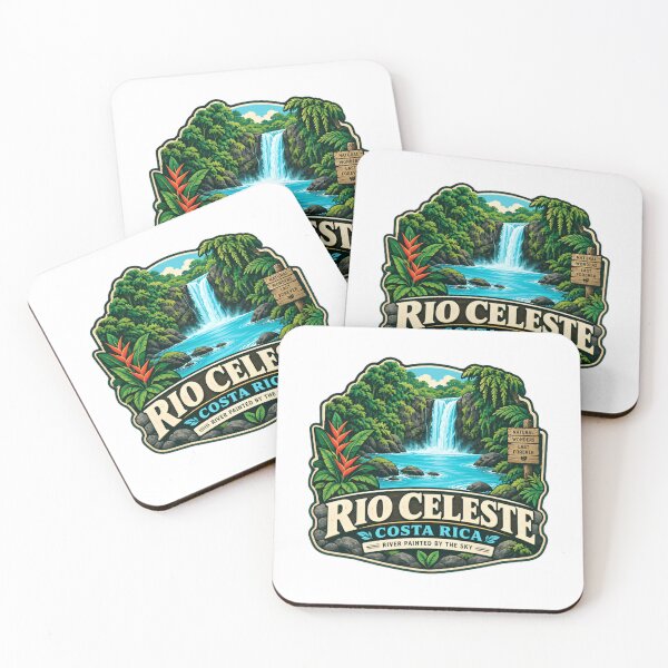 Item preview, Rio Celeste Costa Rica River Painted By The Sky Natural Wonders Travel Vacation designed and sold by RetroMini2026.