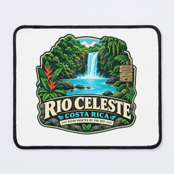 Item preview, Rio Celeste Costa Rica River Painted By The Sky Natural Wonders Travel Vacation designed and sold by RetroMini2026.