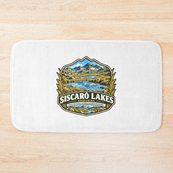 Item preview, Siscaró Lakes Andorra Shallow Pools Across Golden Meadows Travel Hiking Souvenir designed and sold by Star3NowForMe.