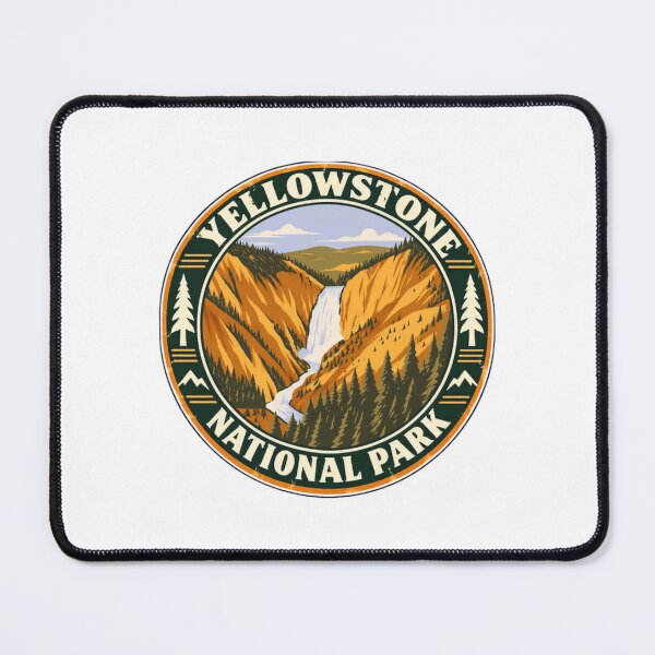 Item preview, Yellowstone National Park Travel Explorer Outdoor Adventure designed and sold by SEEM-drawing.