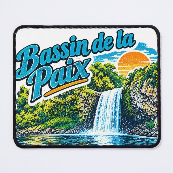 Item preview, Bassin de la Paix Waterfall, Réunion Island - Travel Art designed and sold by yunamaliskova.