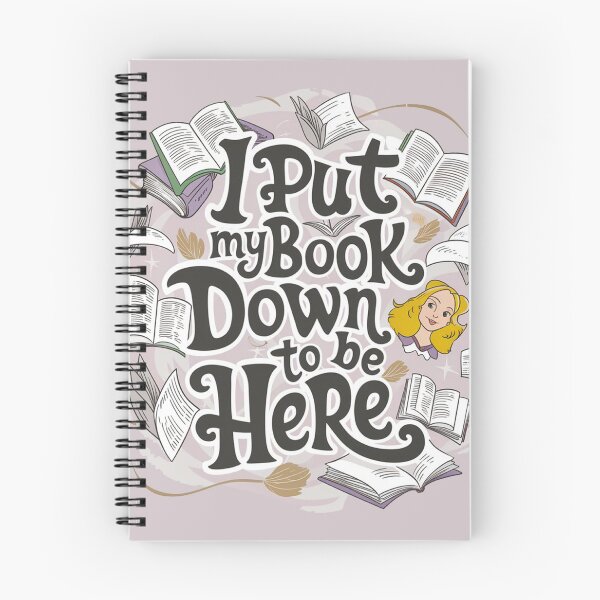 Item preview, I Put My Book Down to Be Here – Funny Book Lover designed and sold by MAGICKEY2024.