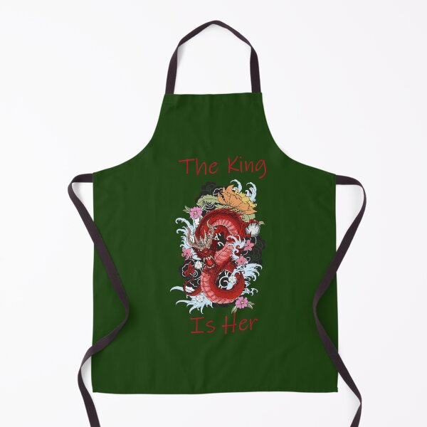 Item preview, Asian Dragon The King Is Her designed and sold by CuriousKingShop.