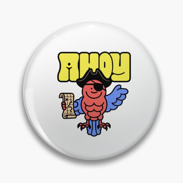 Item preview, Ahoy - Pirate Parrot with a Treasure Map designed and sold by BysonDesigns.