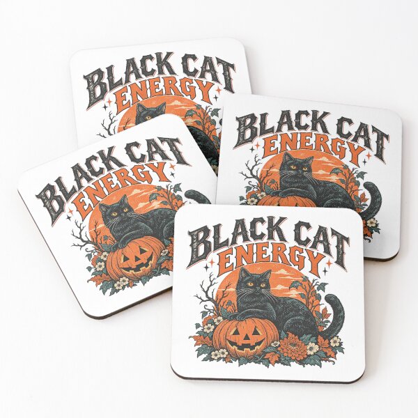 Item preview, Black Cat Energy Sitting On Halloween Jack O Lantern Vintage designed and sold by YAWO-PAE.
