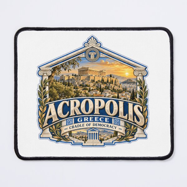 Item preview, Acropolis Greece Cradle Of Democracy Ancient Greek History Souvenir designed and sold by RetroMini2026.