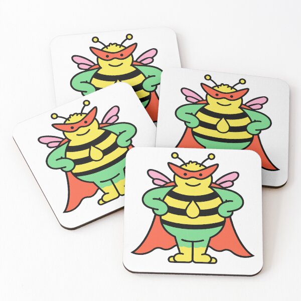 Item preview, Bumblebee Superhero with a Honey Emblem designed and sold by BysonDesigns.