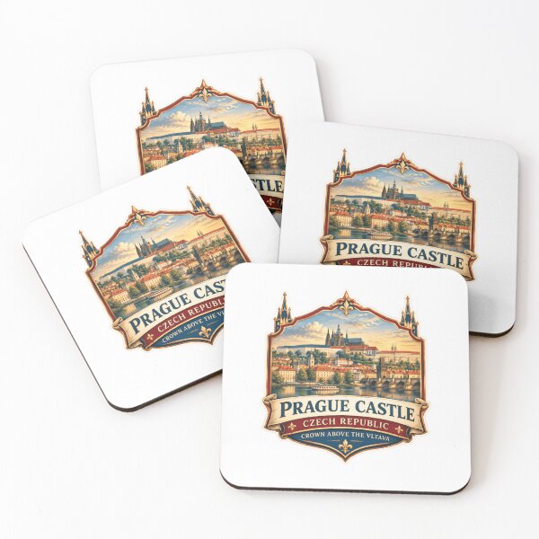 Item preview, Prague Castle Czech Republic Crown Above The Vltava European Travel Souvenir designed and sold by RetroMini2026.