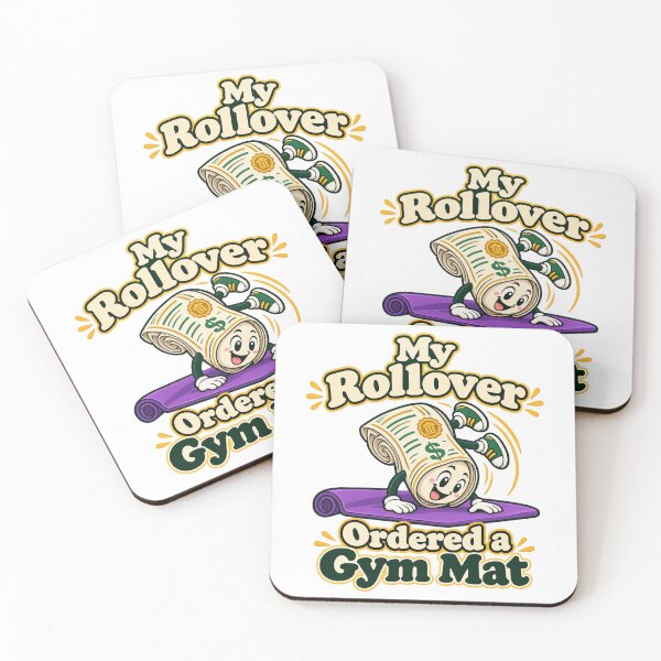 Item preview, Rollover Gym Mat Cartoon for Trading Humor designed and sold by Bikivuno.