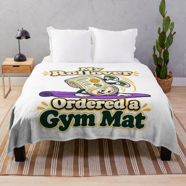 Item preview, Rollover Gym Mat Cartoon for Trading Humor designed and sold by Bikivuno.