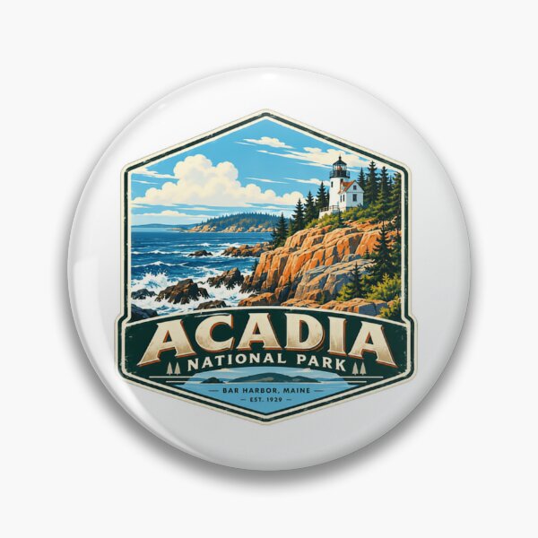 Item preview, Acadia National Park Bar Harbor Maine Est 1929 National Park Visitor Souvenir designed and sold by Simsimah26Parks.