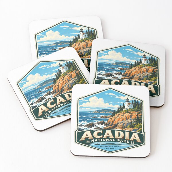 Item preview, Acadia National Park Bar Harbor Maine Est 1929 National Park Visitor Souvenir designed and sold by Simsimah26Parks.
