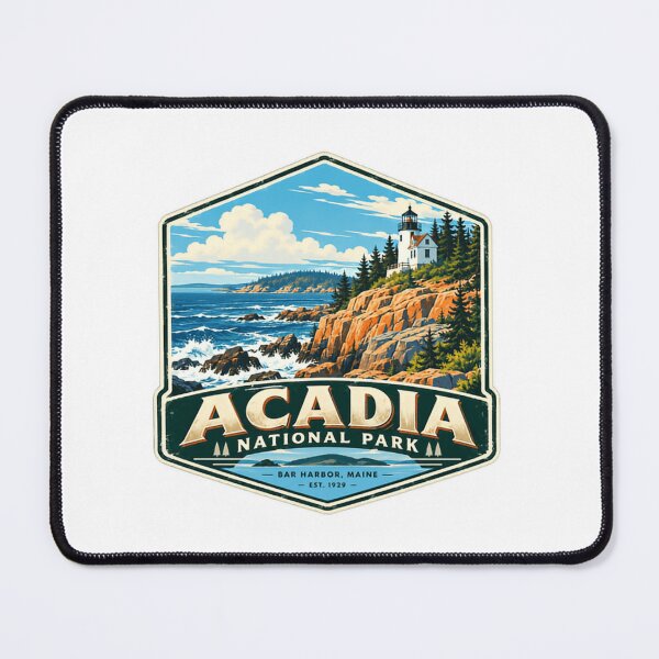 Item preview, Acadia National Park Bar Harbor Maine Est 1929 National Park Visitor Souvenir designed and sold by Simsimah26Parks.