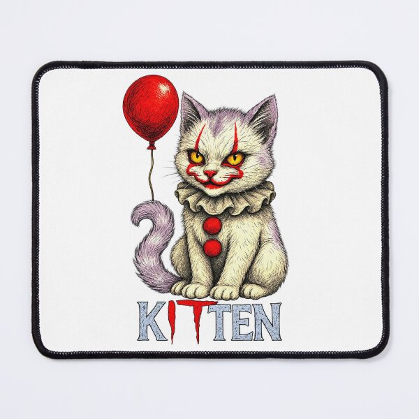 Item preview, Kitten IT Penny-wise Horror Movie Mashup Red Balloon designed and sold by YAWO-PAE.