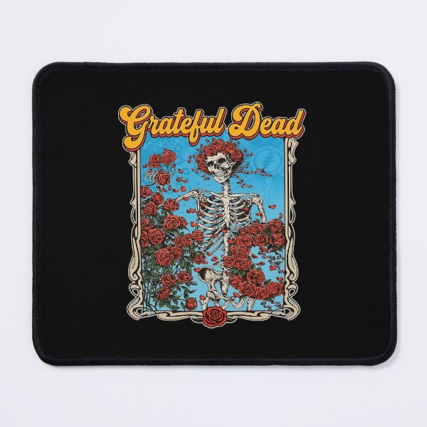 Item preview, Grateful Dead Rose Skeleton Poster designed and sold by ABritTheSun.