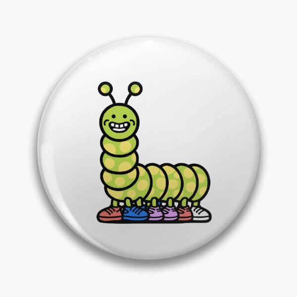 Item preview, Caterpillar with Too Many Sneakers designed and sold by BysonDesigns.