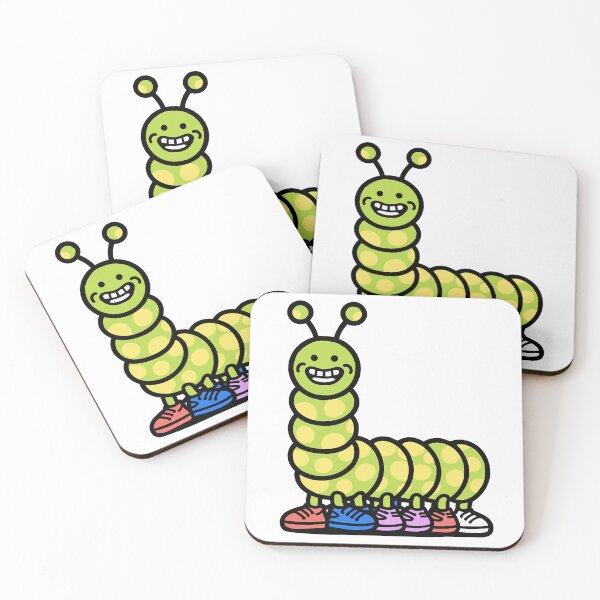 Item preview, Caterpillar with Too Many Sneakers designed and sold by BysonDesigns.