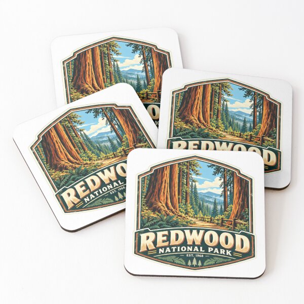 Item preview, Redwood National Park Est. 1968 National Park Traveler Hiker Souvenir designed and sold by Simsimah26Parks.