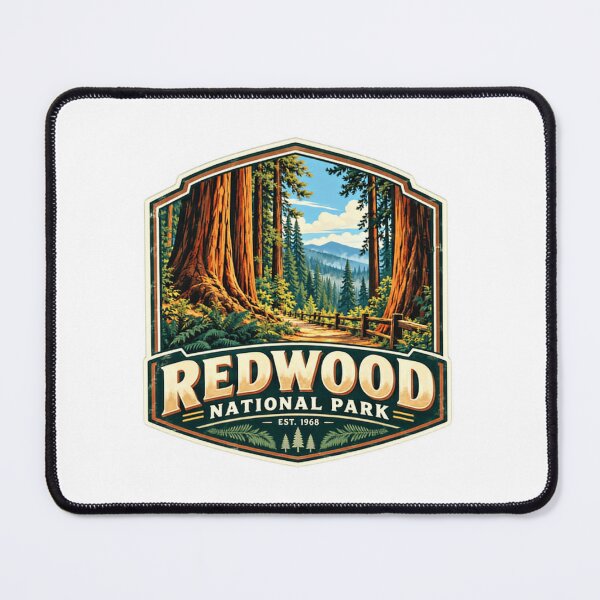 Item preview, Redwood National Park Est. 1968 National Park Traveler Hiker Souvenir designed and sold by Simsimah26Parks.