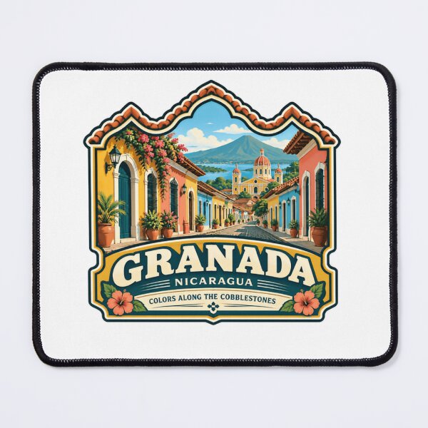 Item preview, Granada Nicaragua Colors Along The Cobblestones Travel Tourist Souvenir designed and sold by RetroMini2026.