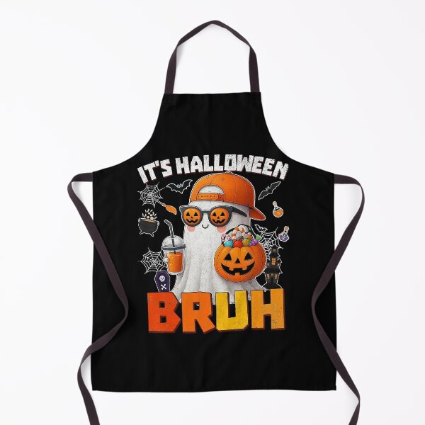 Item preview, It's Halloween Bruh Ghost Pumpkin Kids Halloween Costume designed and sold by nryum.