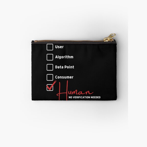 Item preview, Human No Verification Needed — Not A Data Point Statement Design designed and sold by DBOriginals.