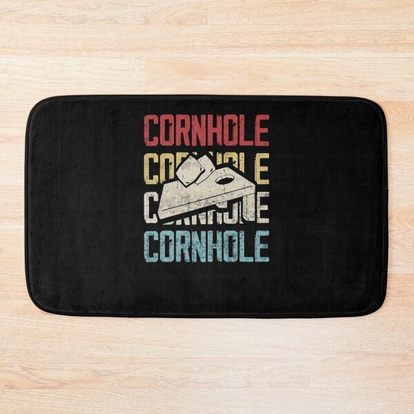 Item preview, Retro Distressed Backyard Bean Bag Toss Game Art designed and sold by PoppyMathy.