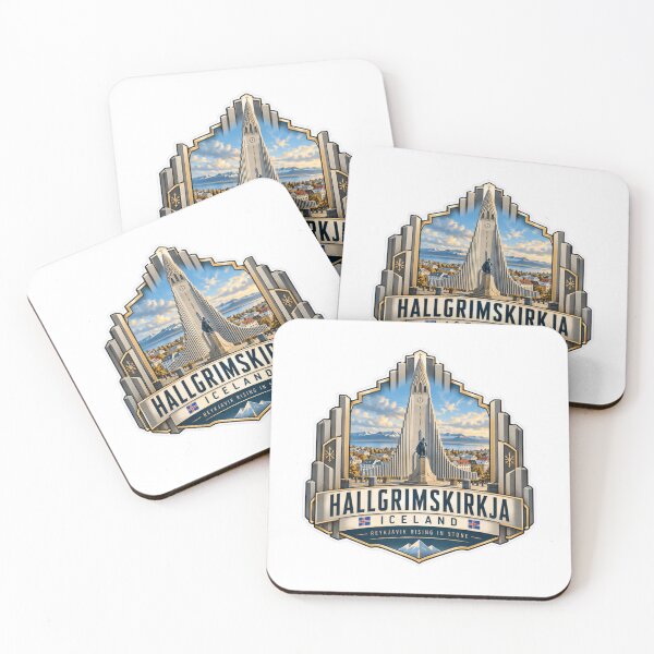 Item preview, Hallgrimskirkja Iceland Reykjavik Rising In Stone Travel Vacation Souvenir designed and sold by RetroMini2026.