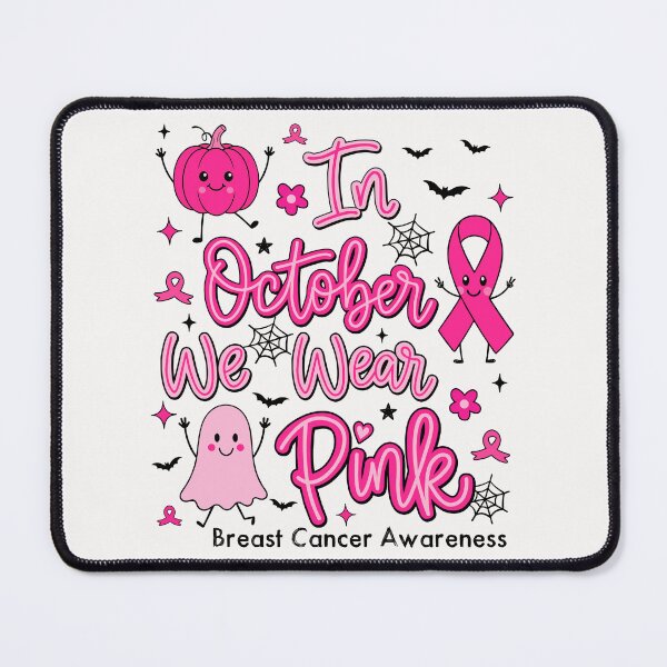 Item preview, Halloween In October We Wear Pink Doodle Breast Cancer Awareness designed and sold by jackelmbradyt.