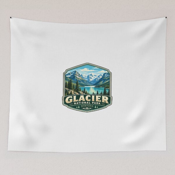Item preview, Glacier National Park Montana National Park Travel Hiking designed and sold by Simsimah26Parks.